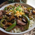 Healthy Philly Cheesesteak Bowl