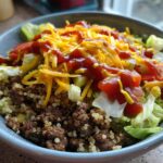 High-Protein Cheeseburger Bowls