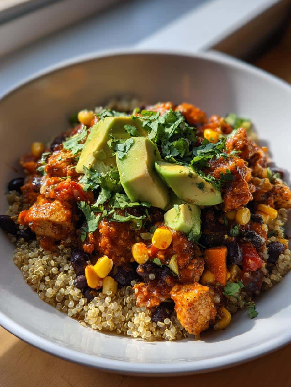 High Protein Cowboy Butter Chicken Bowl - detail 1