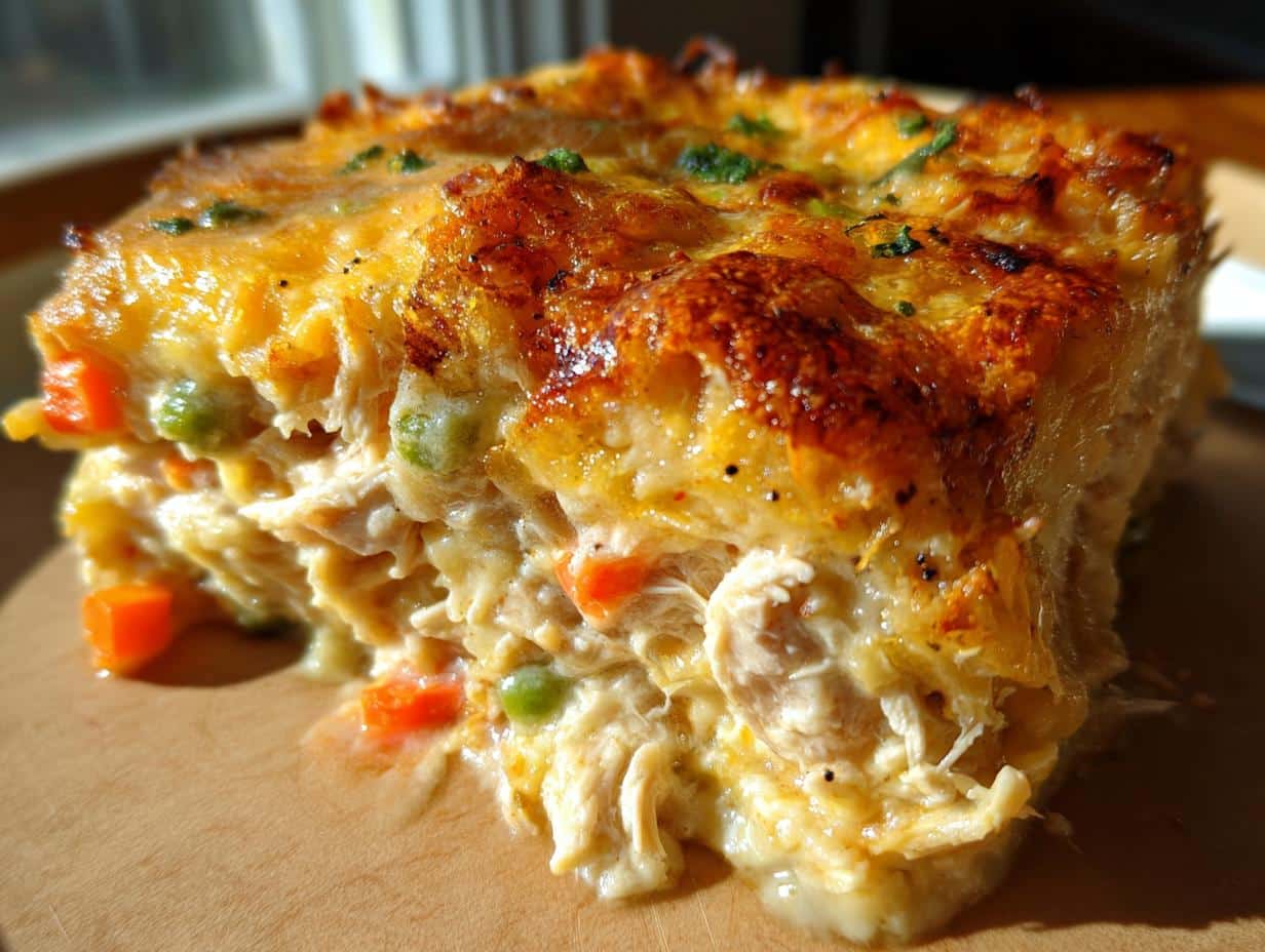 High Protein Creamy Chicken Casserole
