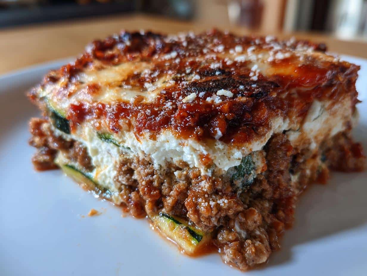 Keto Zucchini Lasagna Recipe
