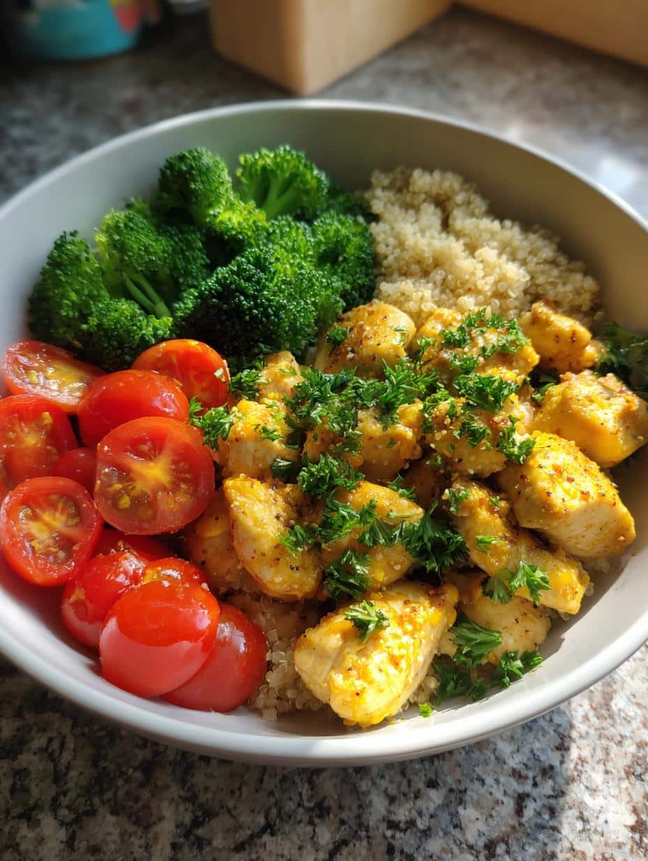 Lemon Garlic Chicken Bowl - detail 1