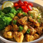 Lemon Garlic Chicken Bowl
