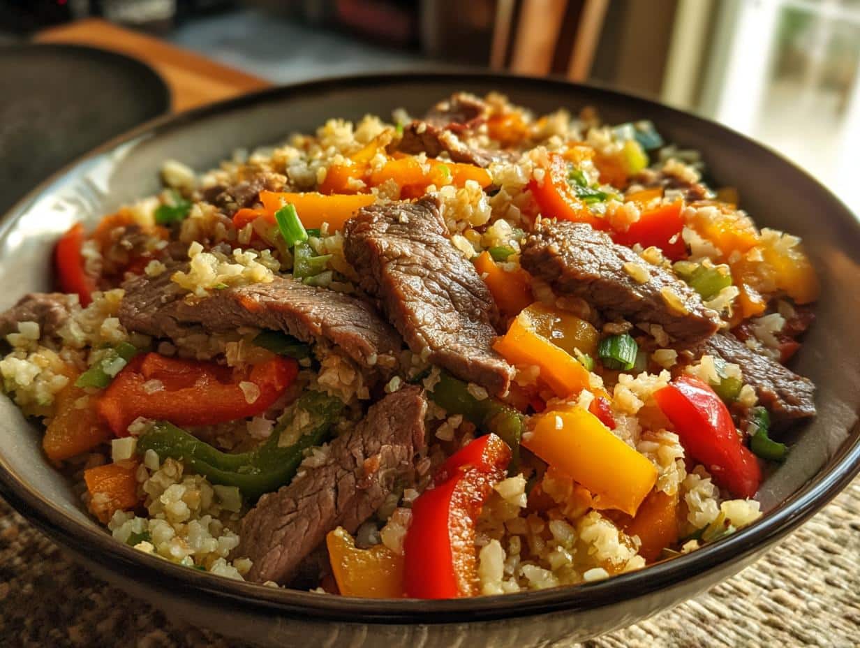 Low-Carb Steak Bowl