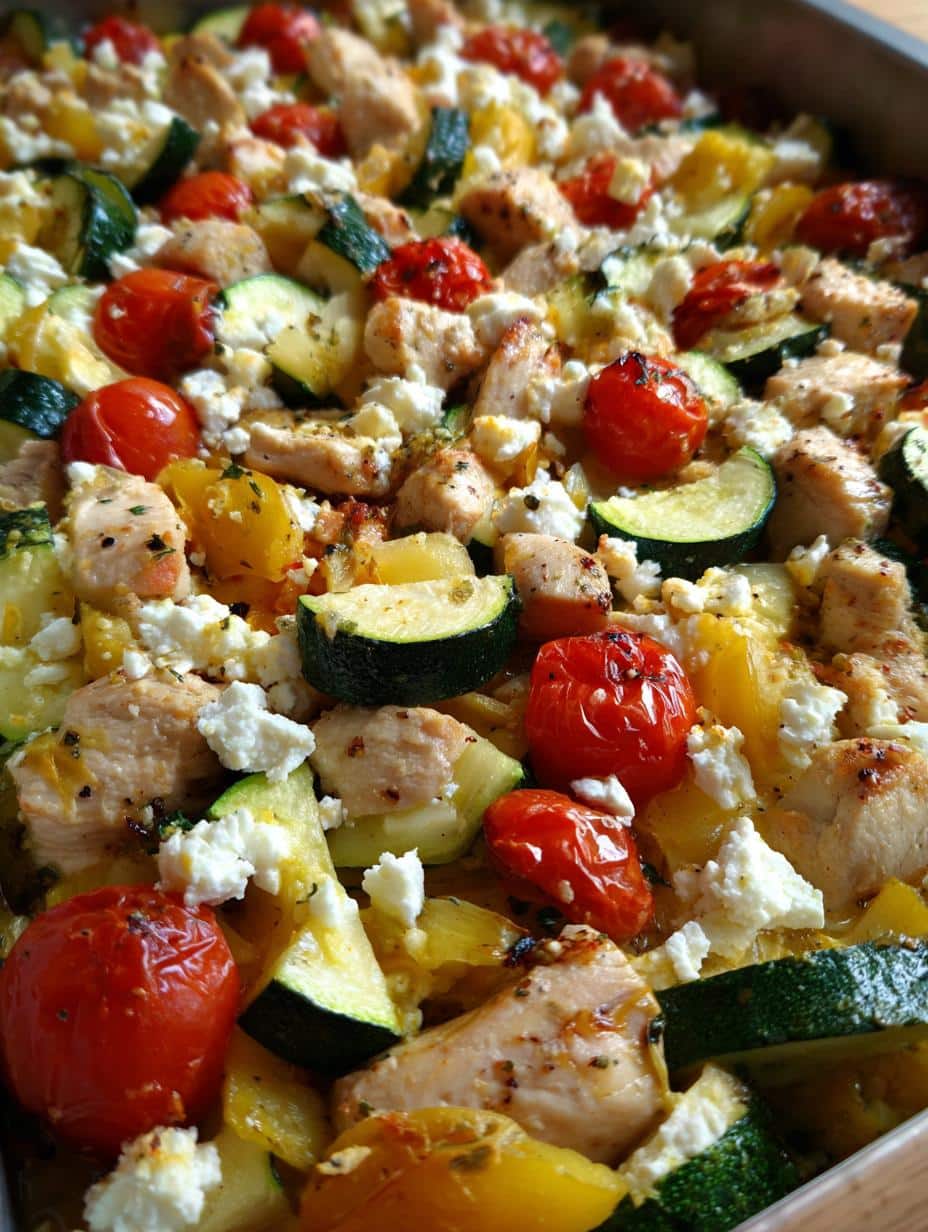 Mediterranean Chicken Zucchini Bake - detail 1