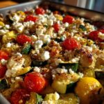 Mediterranean Chicken Zucchini Bake