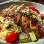 Mediterranean Lemon-Dill Chicken Bowls