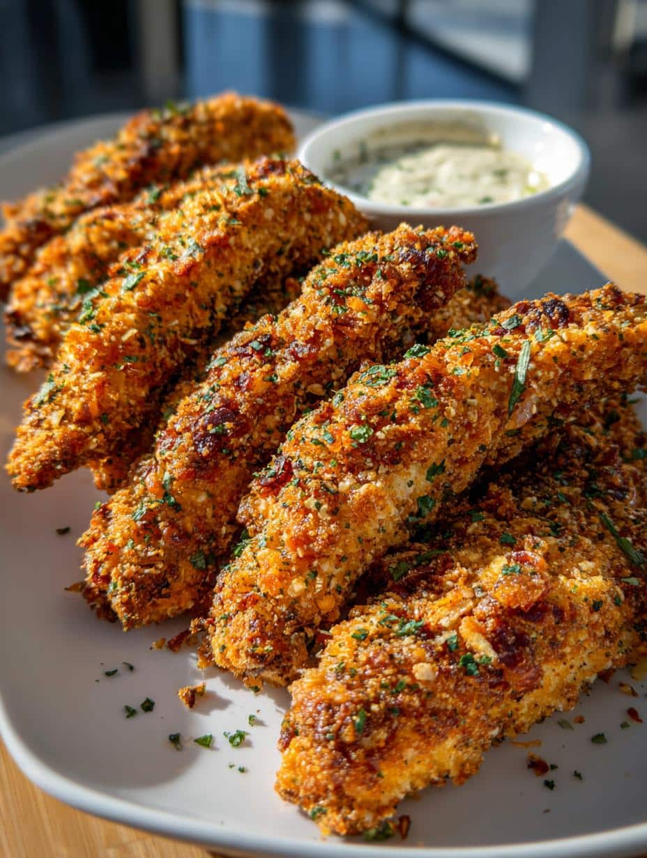 Pretzel-Crusted Chicken Fingers Recipe - detail 1