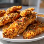 Pretzel-Crusted Chicken Fingers Recipe