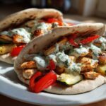 Sheet Pan Chicken Pitas with Herby Ranch