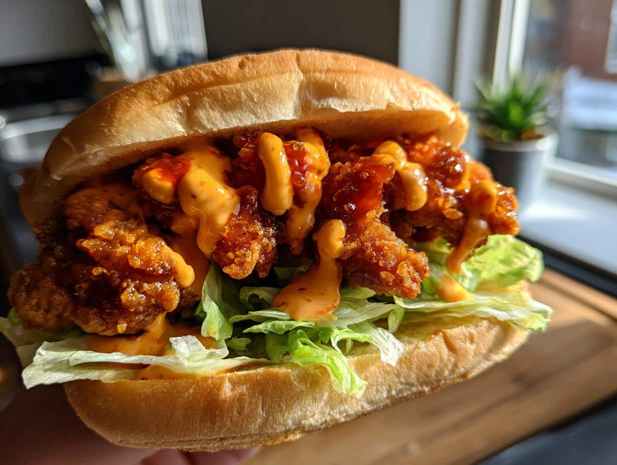 Spicy Bang Bang Chicken Sandwich