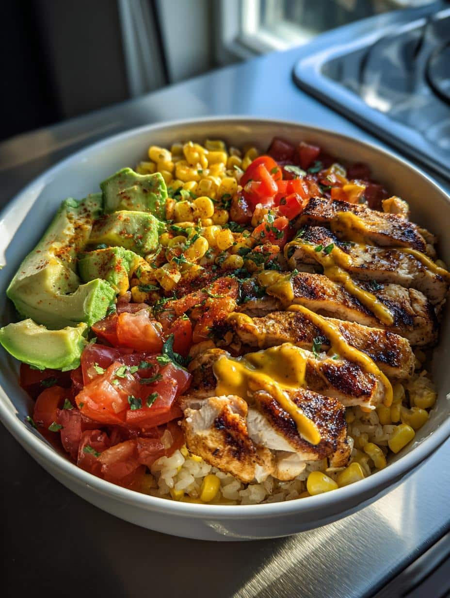 Street Corn Chicken Rice Bowl - detail 1